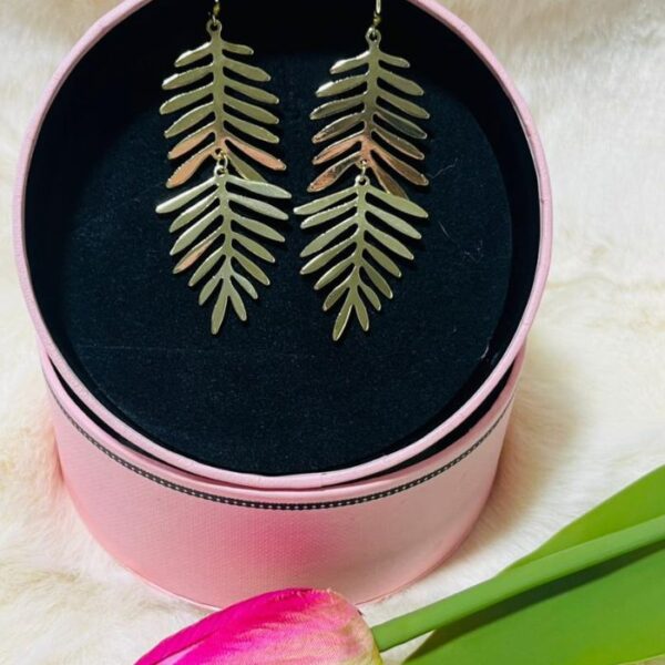 Aros Colgantes de Hoja