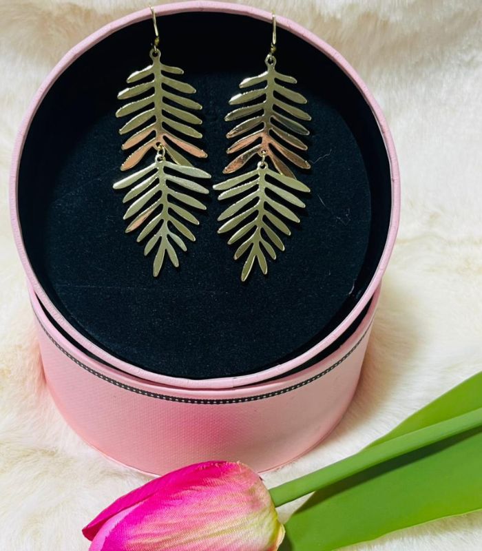 Aros Colgantes de Hoja