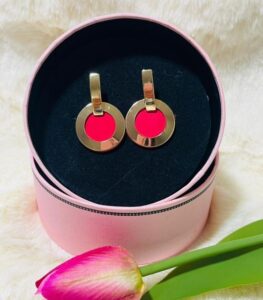 Aros Circulares con Rojo