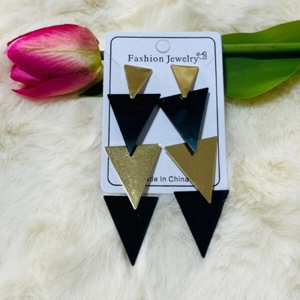 Aros triangulares largos