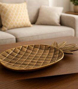 Plato Decorativo de Piña