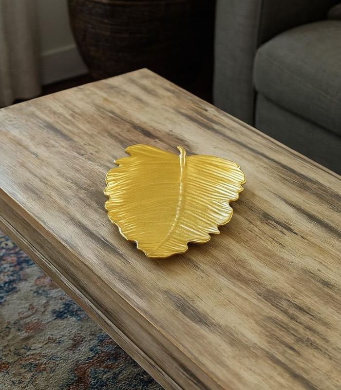 Plato Decorativo de Hoja