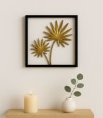 Cuadro Metálico de Hojas