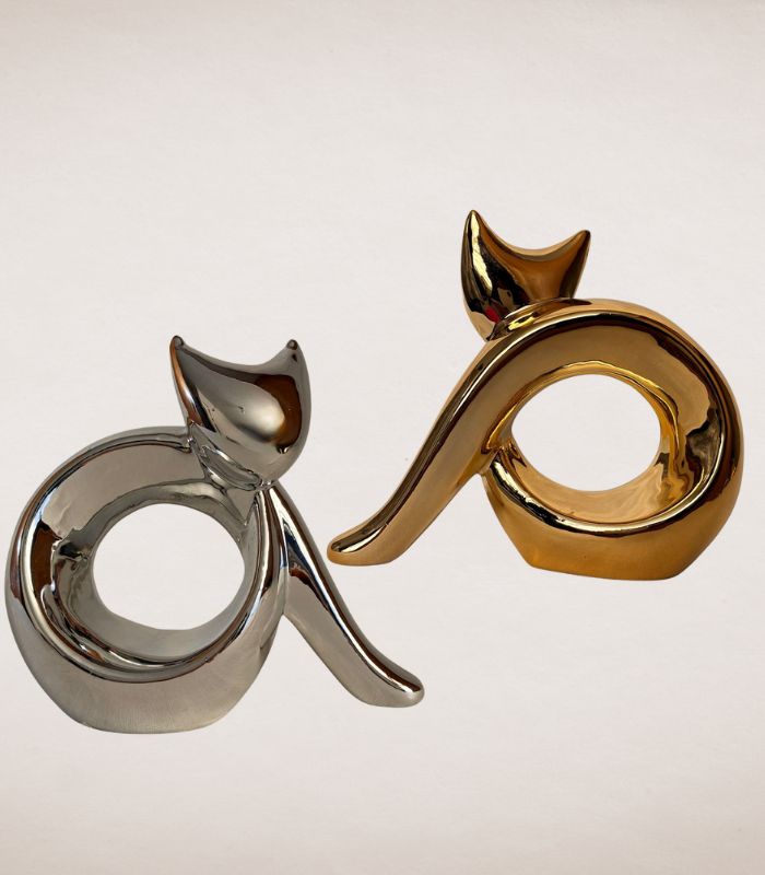 Figura de Gatito Acrílica Decorativa