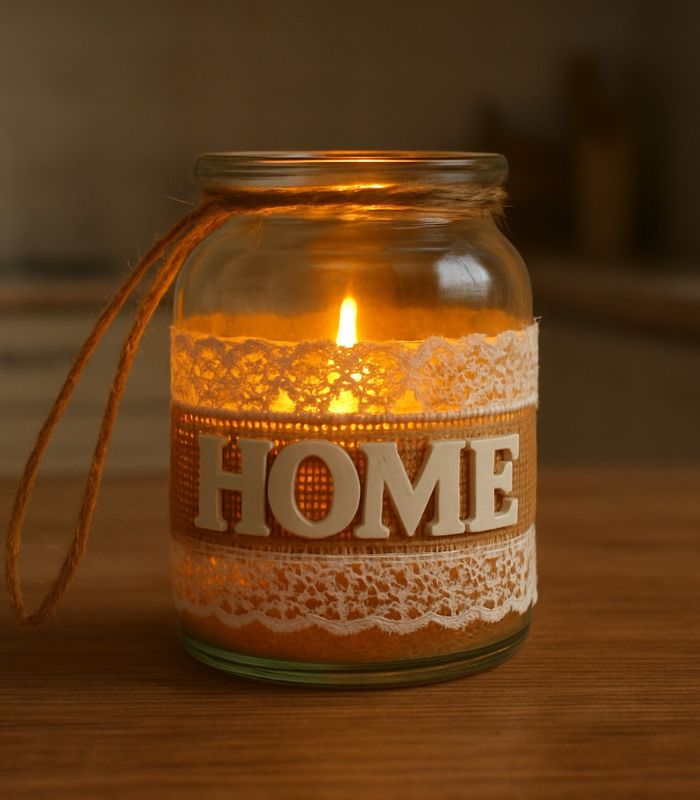 Portavela Colgante Rústico