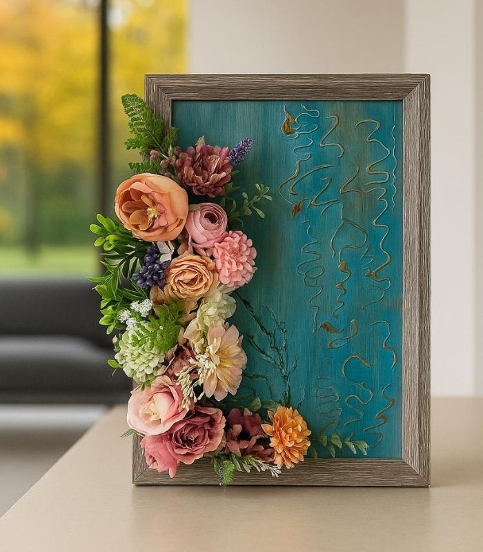 Pedestal Floral Decorativo